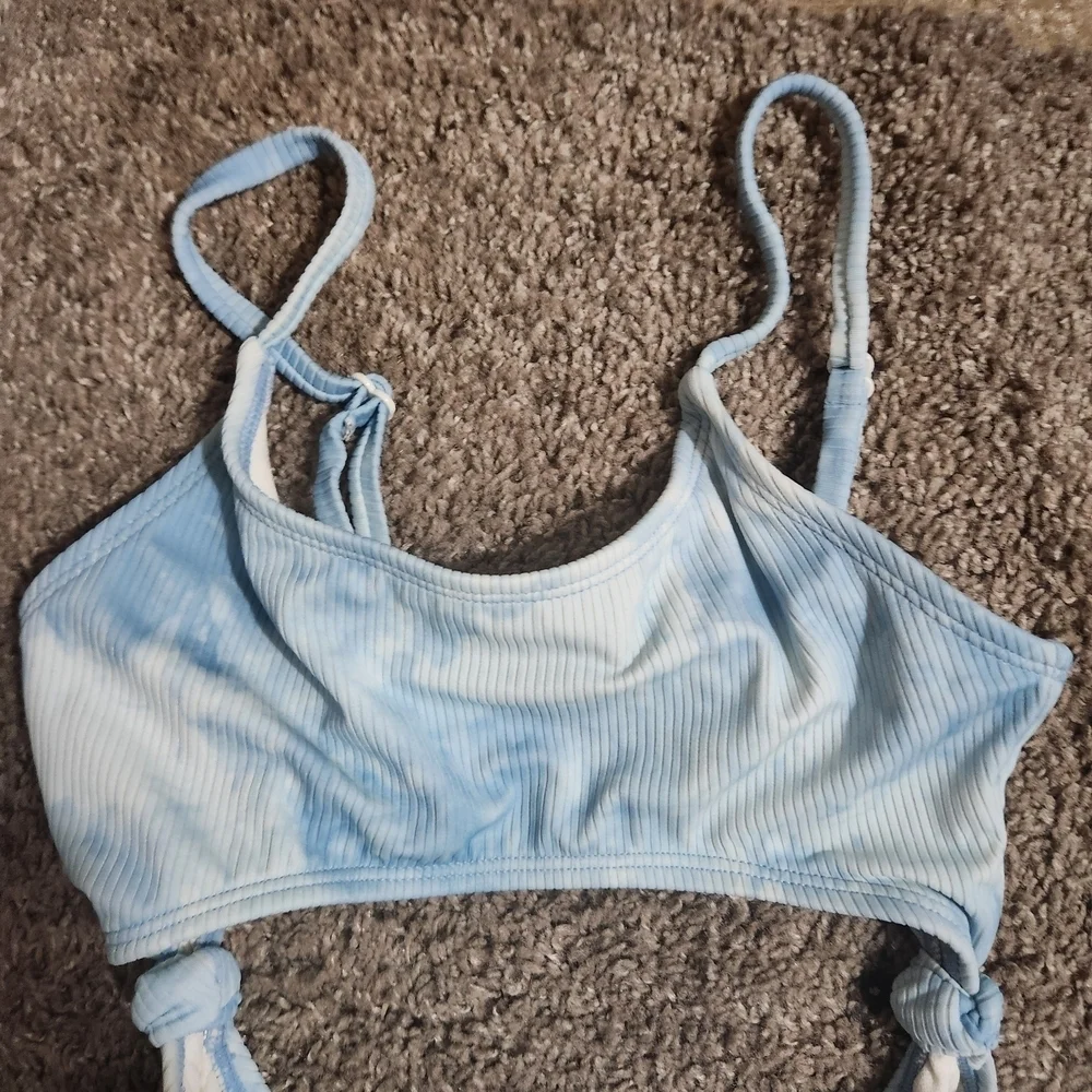 Art Class Light Blue Tie-Dye Swimsuit